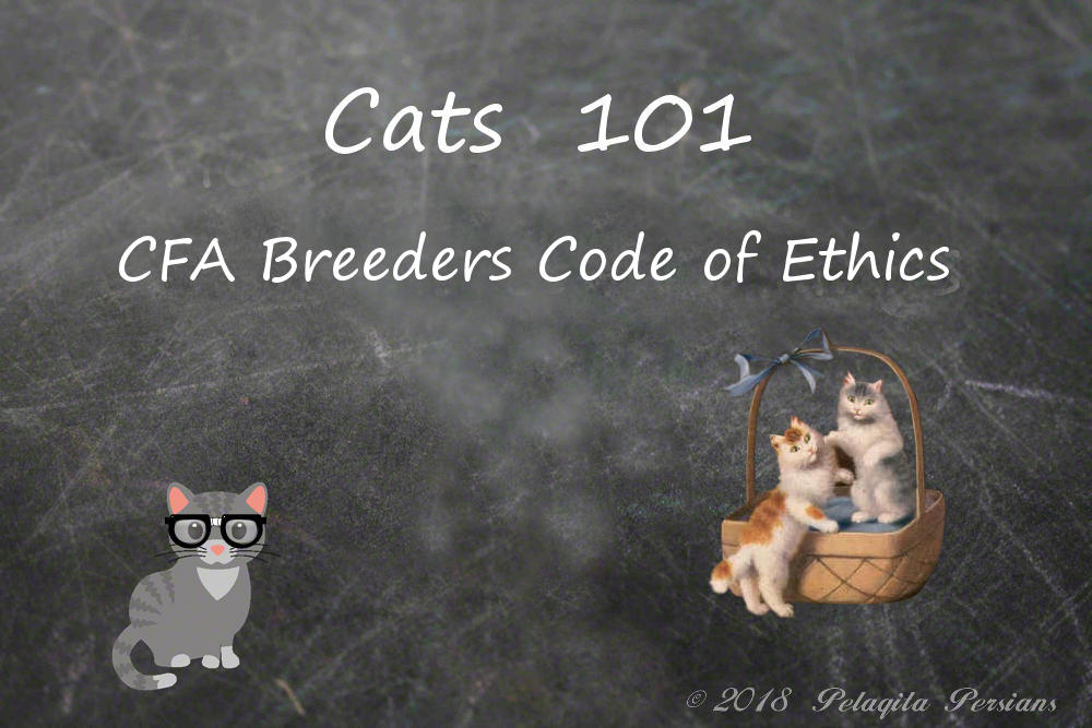 CFA Breeders Code of Ethics